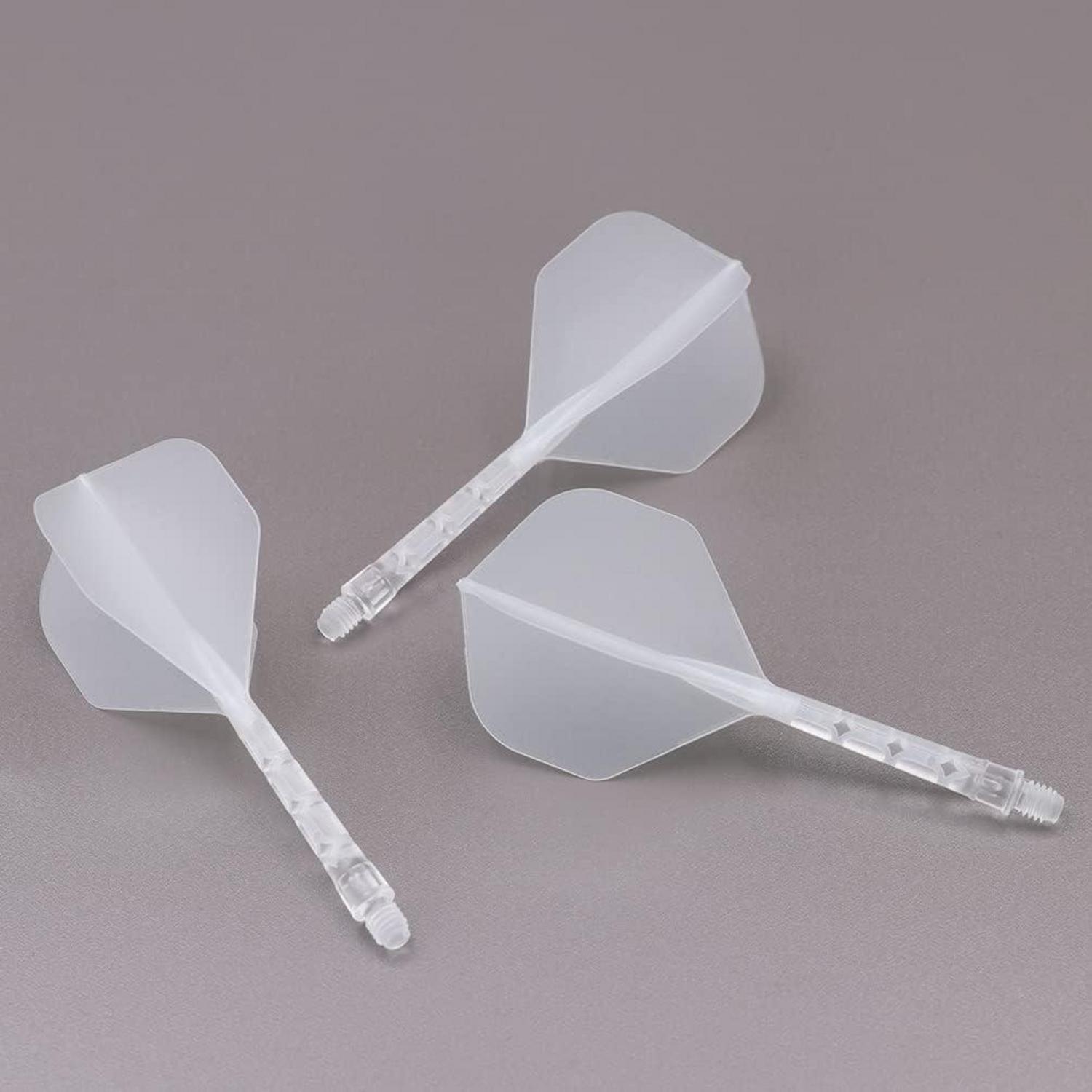 Dartflights ROST T19 große Standardform 3er-Set Eisflug L-75mm
