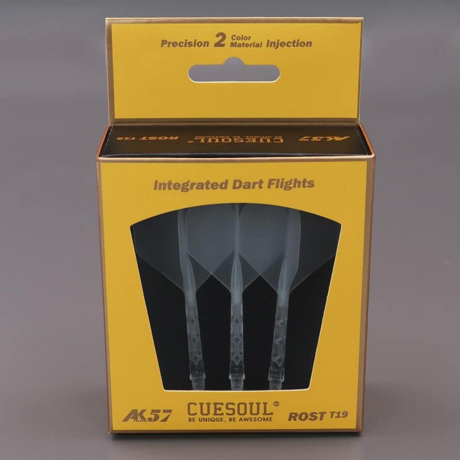 CUESOUL ROST T19 Dartschaft Flight 3er-Set Standardform Eisflug