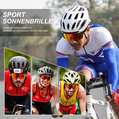 Sportbrille Sonnenbrille Polarisiert UV400 Damen Herren Fahrradbrille 53 Farben