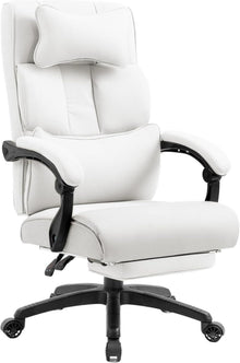 Ergonomischer Bürostuhl mit Fußstütze und hoher Rückenlehne