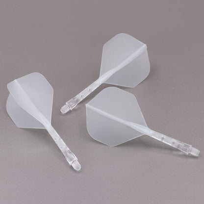 Dartset mit integriertem Dartschaft und Flight, große Standardform, 3er-Set Eisflug, 1 M-70mm, M-70 mm, große Standardform