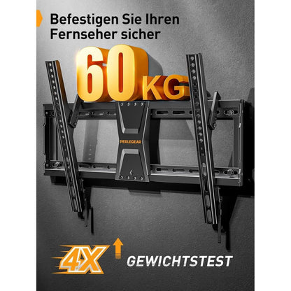 TV Wandhalterung neigbar für 37-82 Zoll Fernseher bis 60
