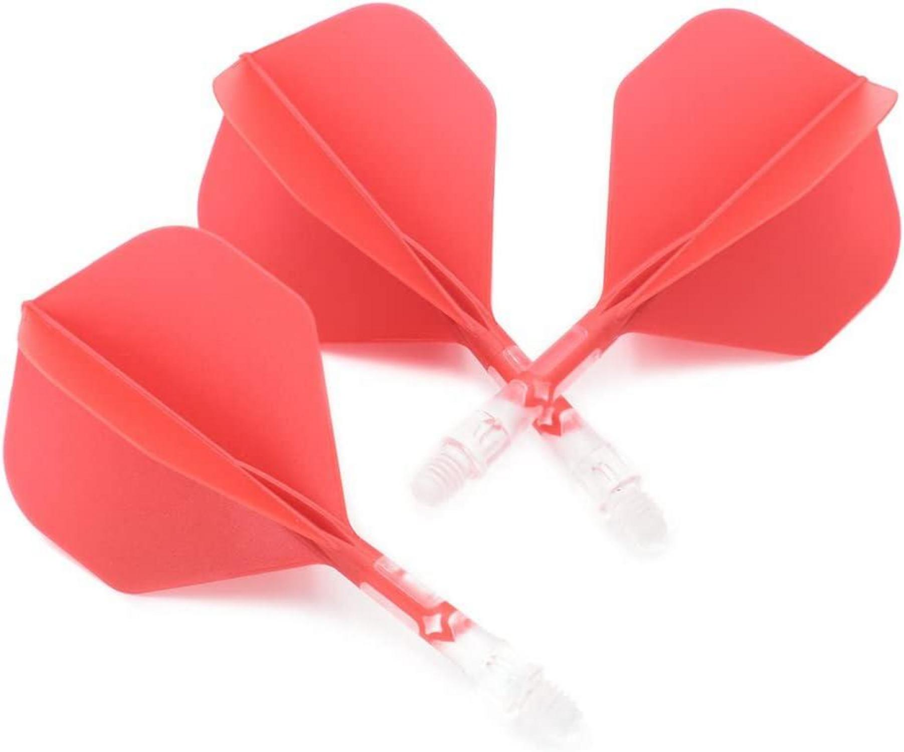 CUESOUL ROST T19 Dartschaft & Flight 3er-Set, Roter Flug, Eisschacht, 65mm