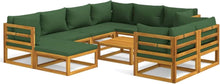 Garten Lounge Set Holz 10-TLG. Outdoor Sitzgarnitur