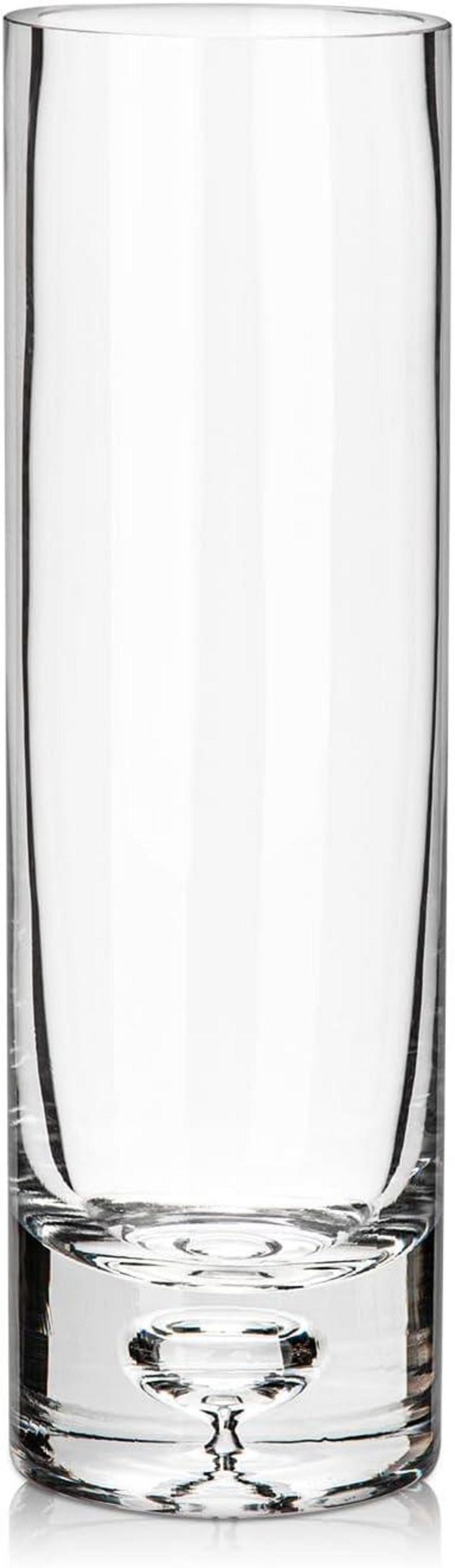 Kristallklare Zylindrische Glasvase 25 cm für Hochzeit Home Office