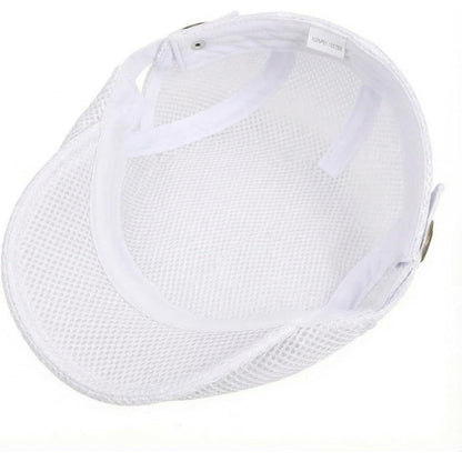 Unisex Baskenmütze mit Mesh – Atmungsaktive Sommer Flatcap