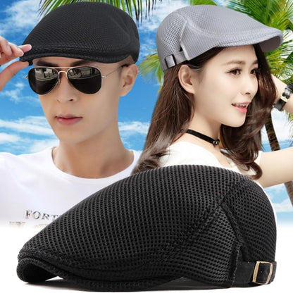 Unisex Baskenmütze mit Mesh – Atmungsaktive Sommer Flatcap