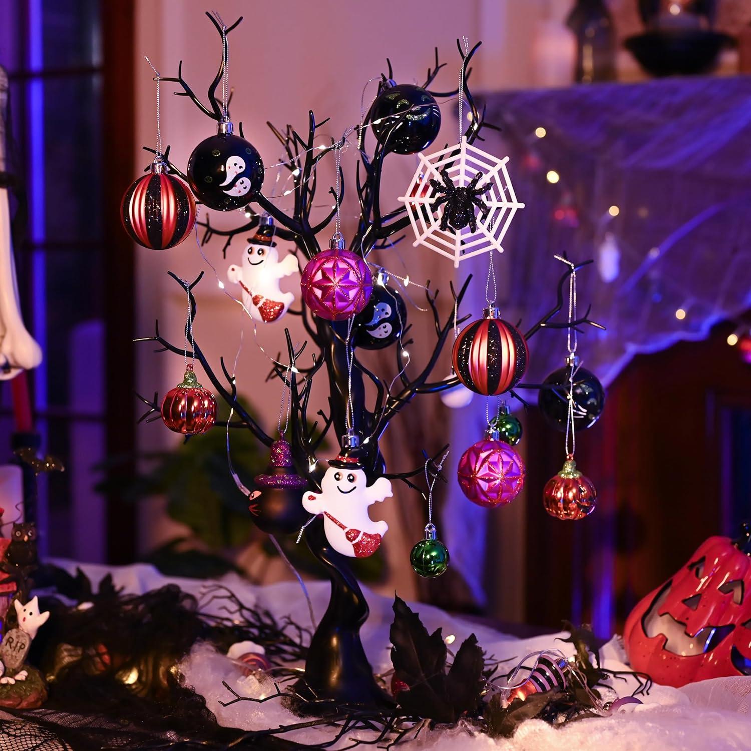 Valery Madelyn 40 Stücke Halloween Kugeln Dekorative
