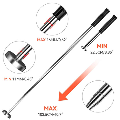 Magnet Teleskopstab bis zu 15,8kg Tragkraft 22-103.5cm Einstellbar