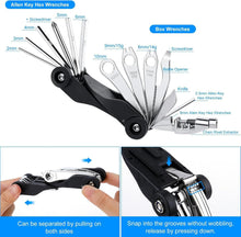 Fahrradflickzeug Set 17-in-1 Multitool Satteltasche