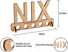 Originelles NIX Geldgeschenk aus Holz für Geburtstag und