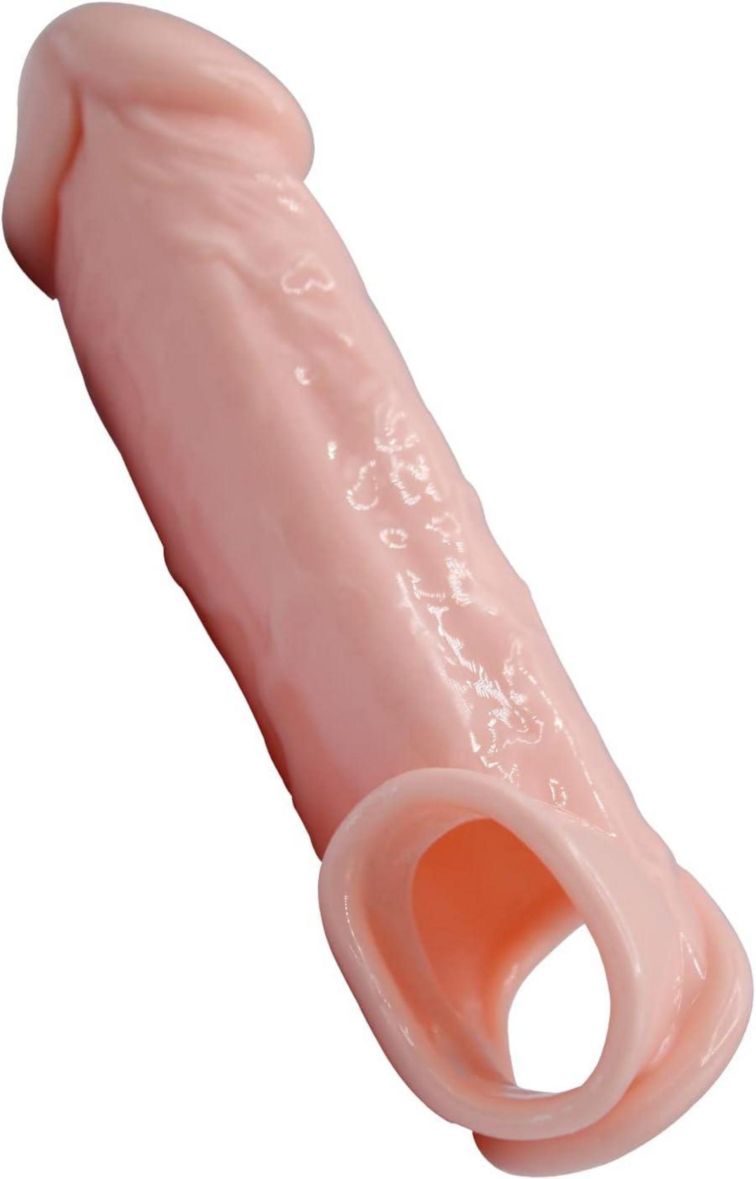 Penis Sleeve mit Hodenringen für Penisvergrößerung & Extender