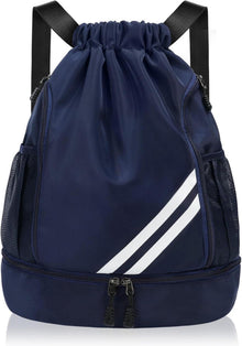 Sport Rucksack Turnbeutel Große Kapazität Kordelzug Gymsack Waterpoof