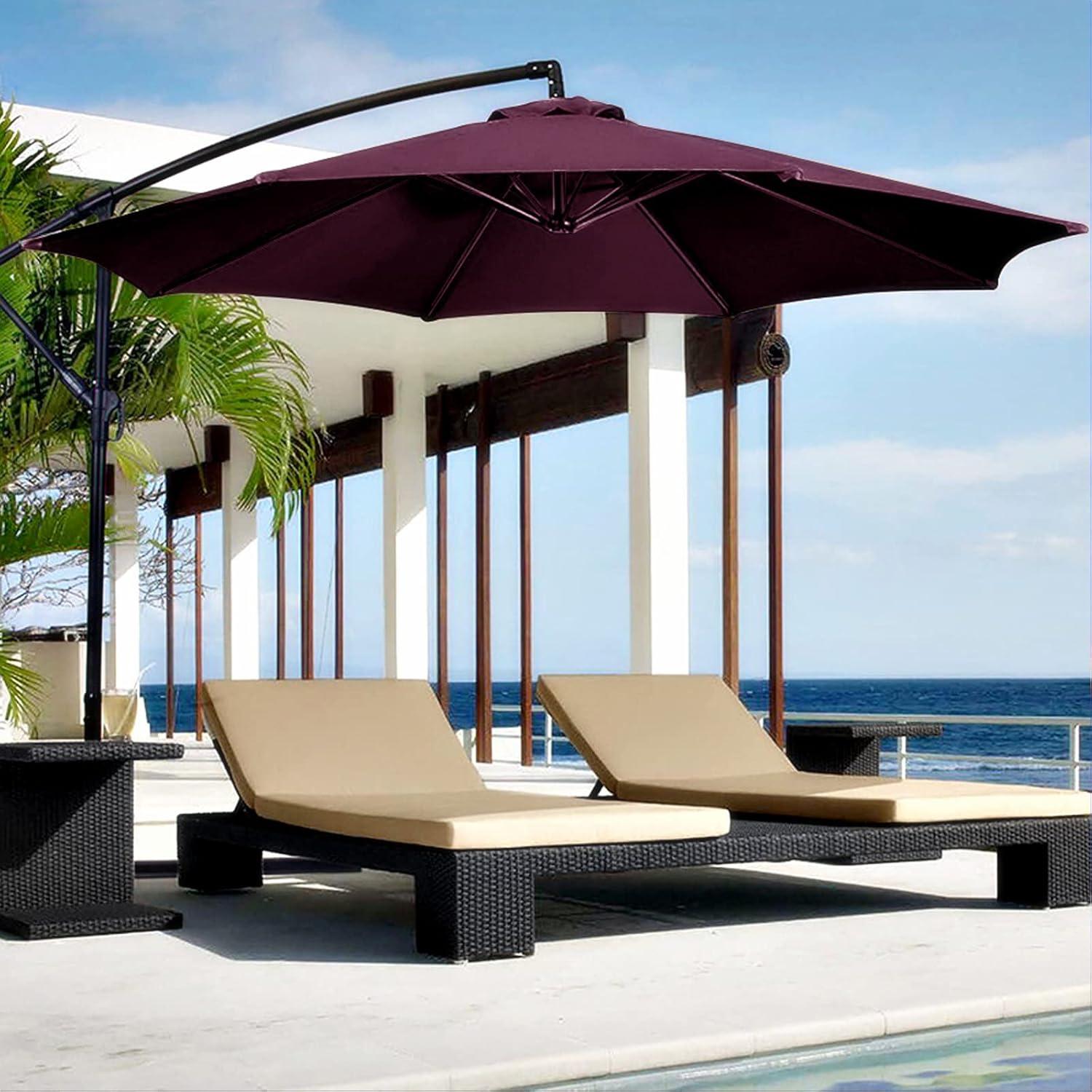 Sonnenschirm Ersatzbezug 3m Anthrazit Uv Schutz 80 Windfest Terrasse
