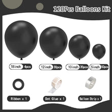 Luftballons Schwarz 120 Stück Geburtstag Hochzeit Party Deko