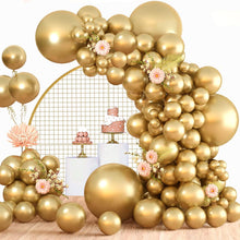 Gold Metallic Luftballons 120 Stück Geburtstag Hochzeit Party_Deco