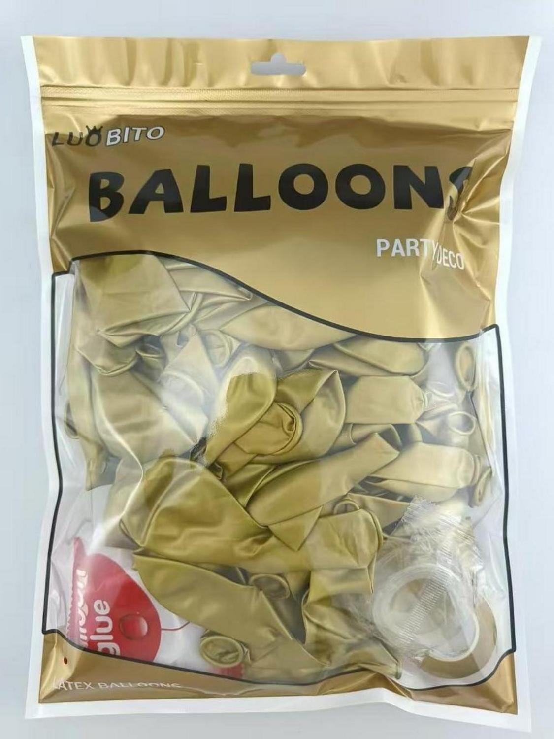 Luftballons Gold Ballon Girlande 120 Stück Deko Geburtstag Hochzeit Party