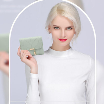 Damen Portemonnaie aus Veganem Leder | Mini Geldbörse mit