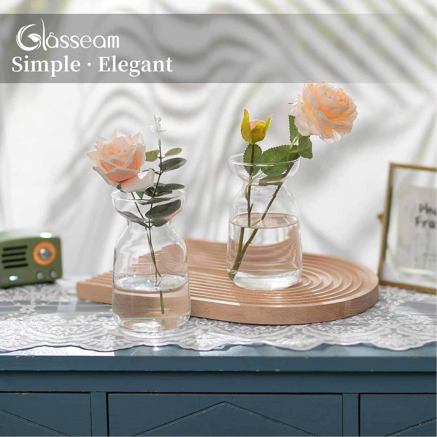 Moderne Glasvase Tulpen Deko Hochzeit Tischdeko Blumenvase