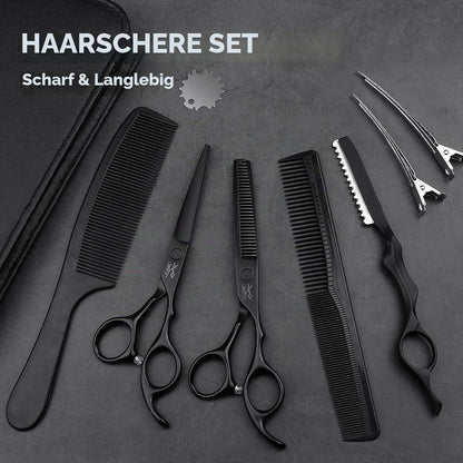 Friseurscheren Set Profi – Haarschneideschere & Effilierschere 6.5"