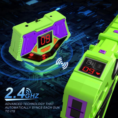 Lasertag Set Kinder Wiederaufladbares 4 Pack mit Empfängern