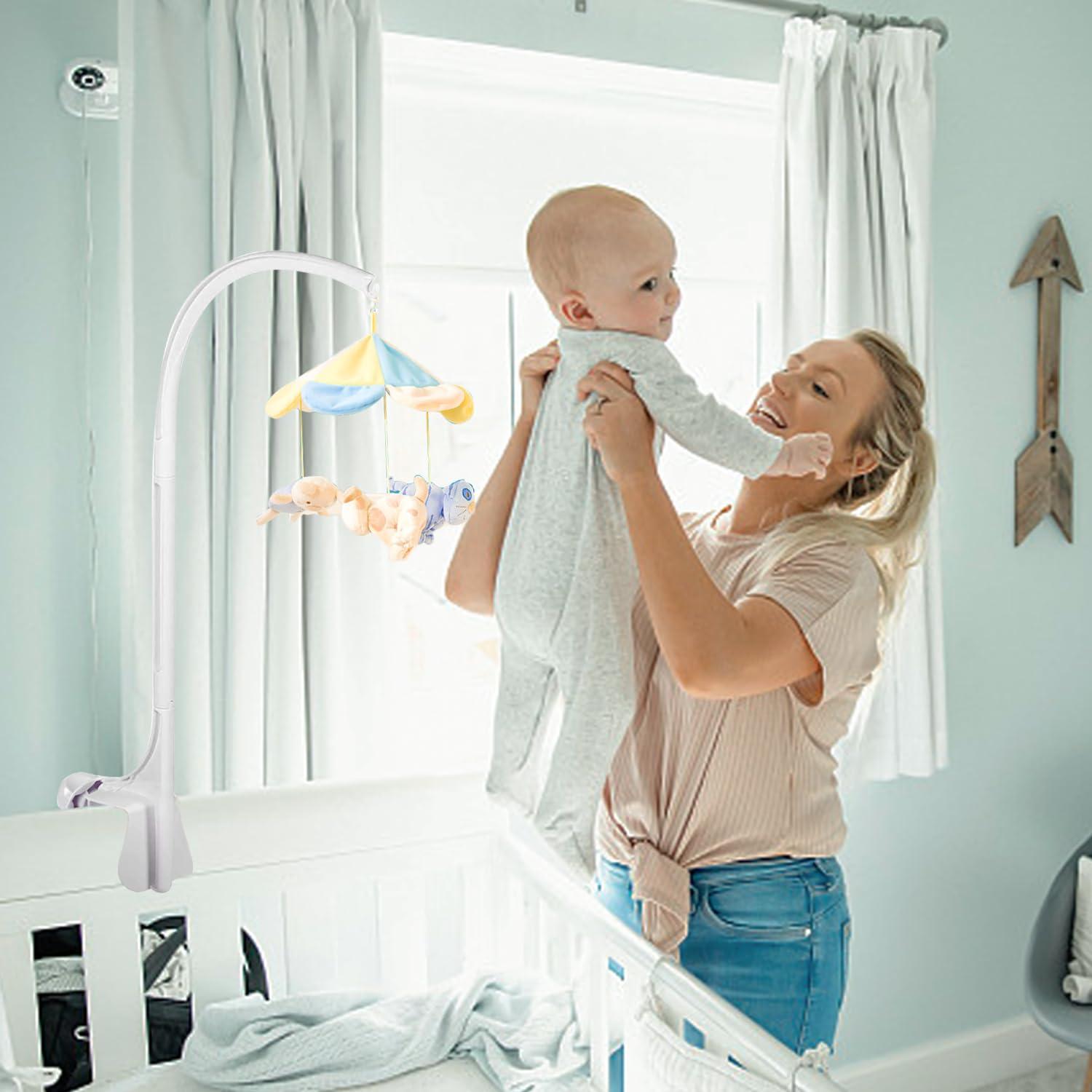 Babybett Mobile Halterung Verstellbarer Wickeltisch Klingelhalterung