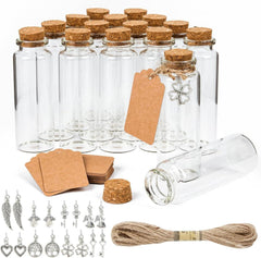 16x 40ml Reagenzgläser Korken - DIY Deko Gastgeschenke