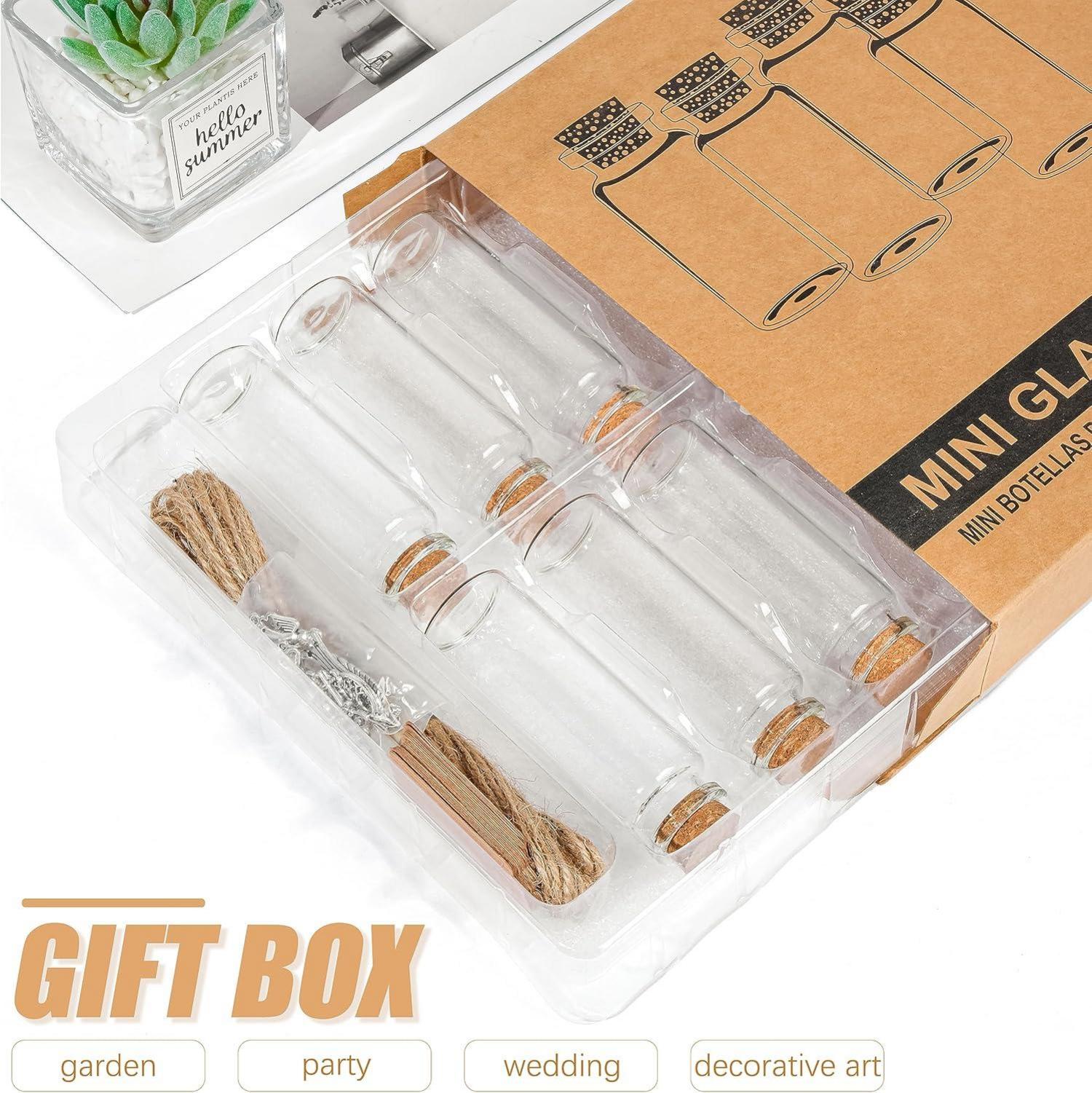16x Reagenzglas Korken 40ml Befüllen Deko Gastgeschenke Hochzeit
