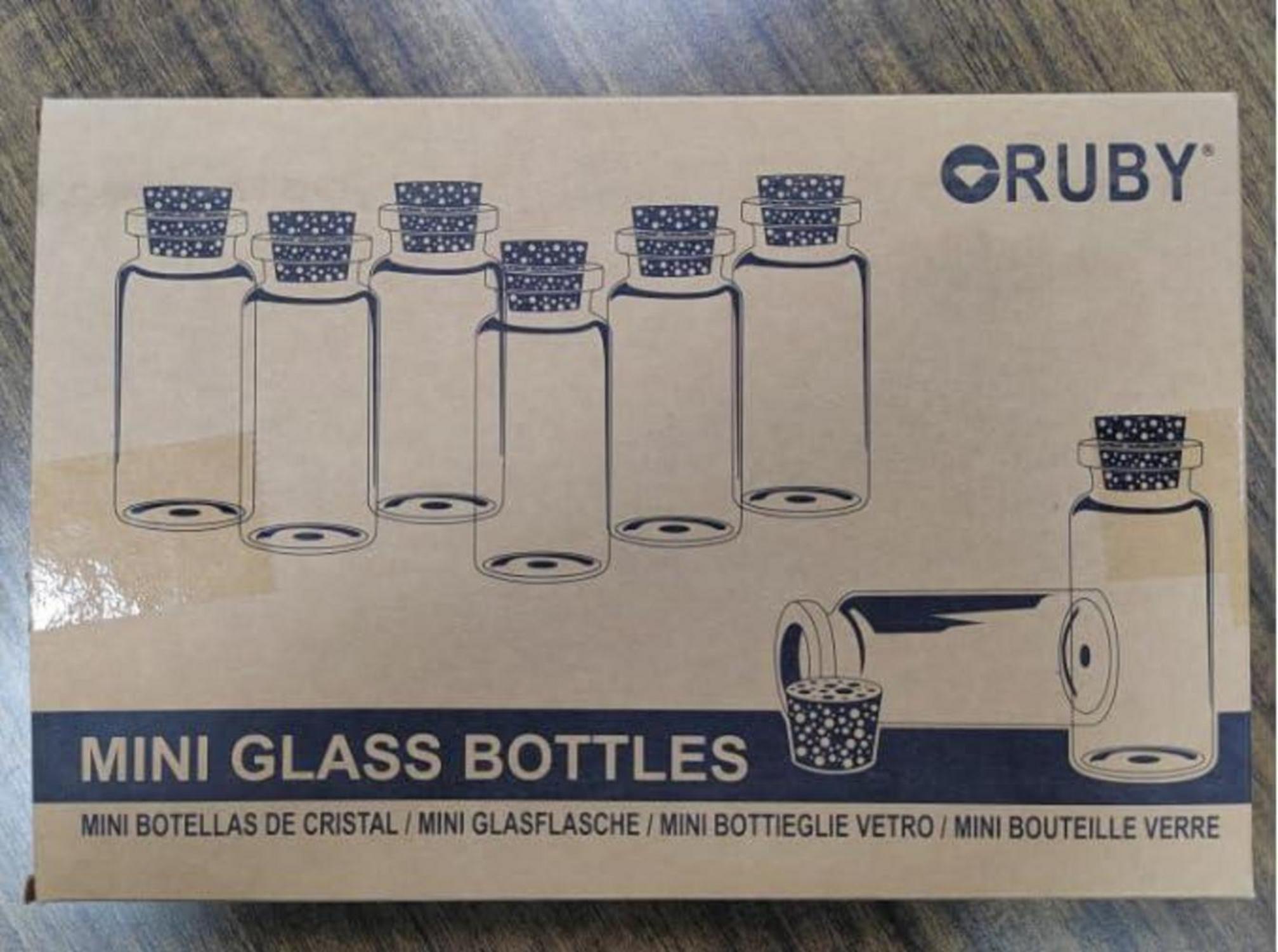 EUES Reagenzglas 16 Stück x 40ML mit Korken für DIY Geschenke und Dekoration