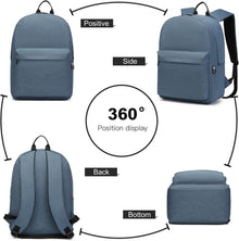 Leichter Schulrucksack wasserabweisend 15,4 Zoll Laptop