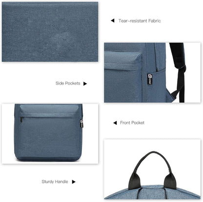 Schulrucksack 15,4 Zoll wasserabweisend Tagesrucksack Marine