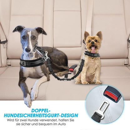 SlowTon Hundegurt Auto | 2in1 langlebiger Sicherheitsgurt