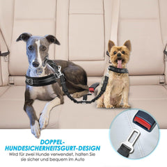 SlowTon Hundegurt Auto | 2in1 langlebiger Sicherheitsgurt