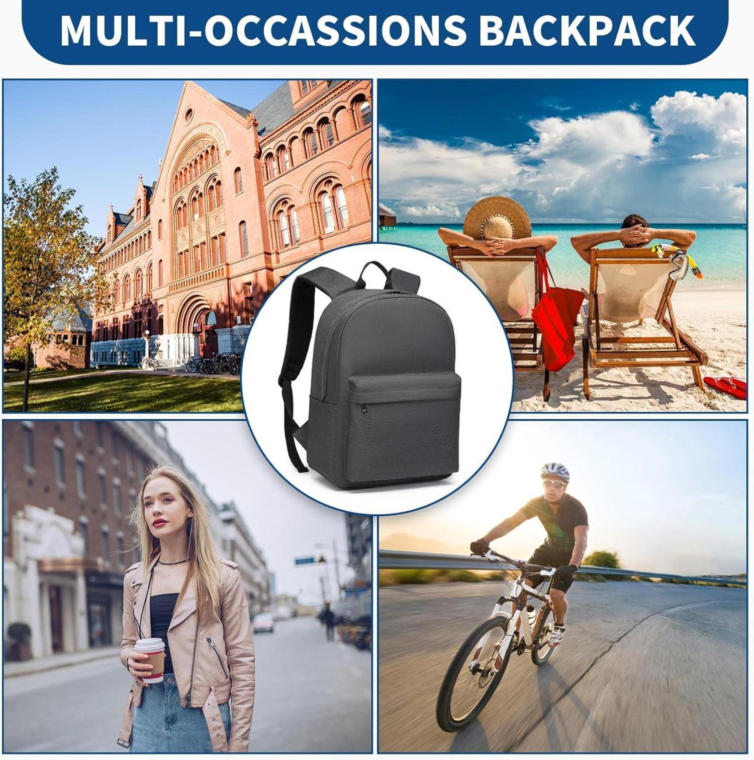 Schulrucksack College wasserabweisend leicht 15,4 Zoll Laptop