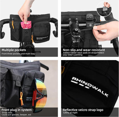 Fahrrad Lenkertasche Vordertasche Aufbewahrungstasche Schultergurt.ipv