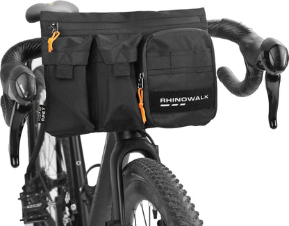Fahrrad Lenkertasche Vordertasche Aufbewahrungstasche Schultergurt 2L Schwarz