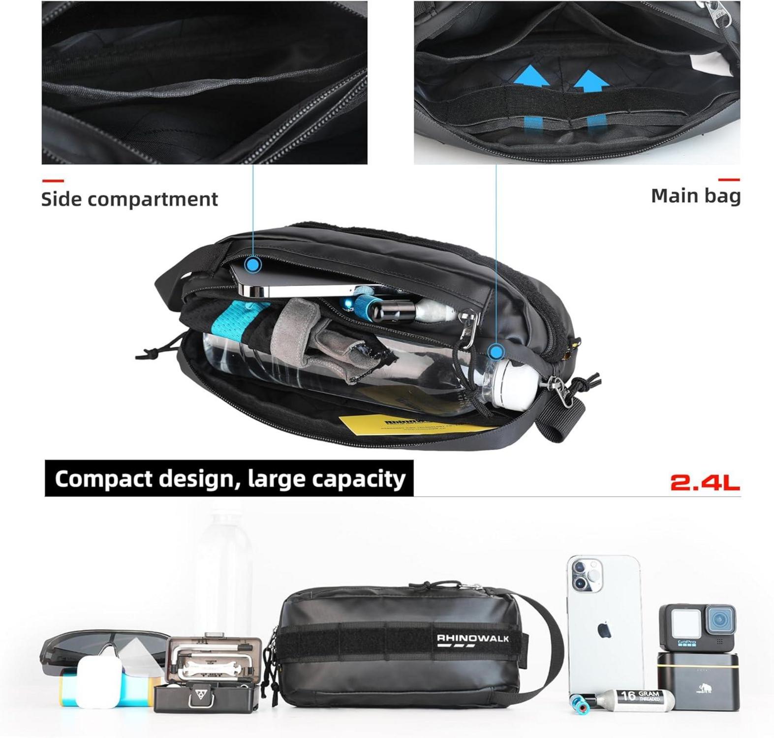 Fahrrad Lenkertasche Vordertasche - Multifunktionales MOLLE