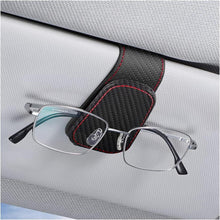 Brillenhalter Auto Sonnenblende Magnetisch Leder Clip