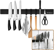 Verbesserte Magnetleiste Messer 50cm Schwarz Edelstahl Selbstklebend