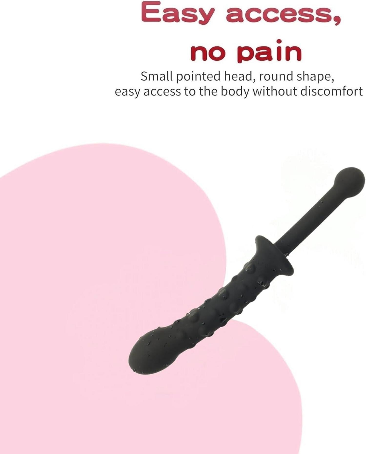 Analplug Silikon mit Griff Buttplug Anus Dilatatoren Dildo Prostata Stimulation