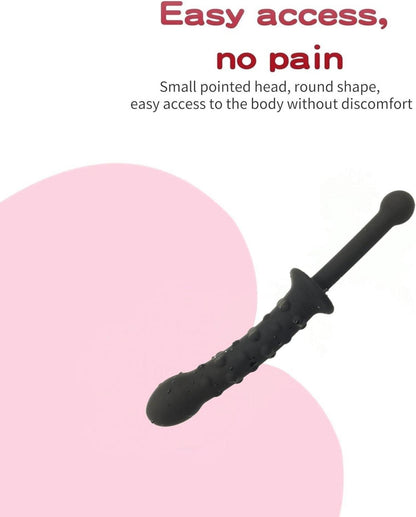 Analplug Silikon mit Griff Buttplug Anus Dilatatoren Dildo Prostata Stimulation