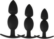 Analplug Set Silikon Buttplug Analdildo Anus Dilatatoren