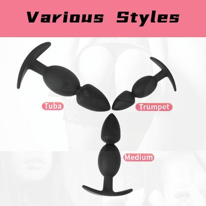 Silikon Analplug Set Analdildo Buttplug G-Punkt Stimulation