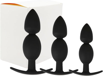 Silikon Analplug Set Buttplug Analdildo Dilatator Prostata Stimulation
