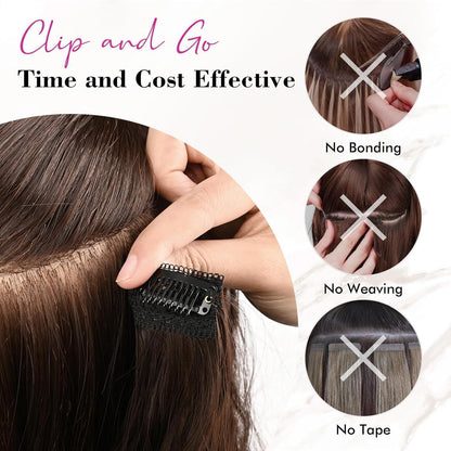 60cm Clip-in Haarverlängerung Platinblond – Lange Strandwellen
