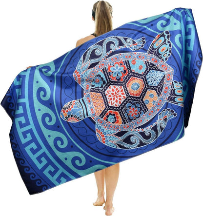 Mikrofaser Strandtuch 160x80cm Schnell Trocknend Badetuch