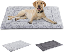 IEUUMLER Hundebett Flauschige Weiche Hundematte Grau XXL 121x76cm