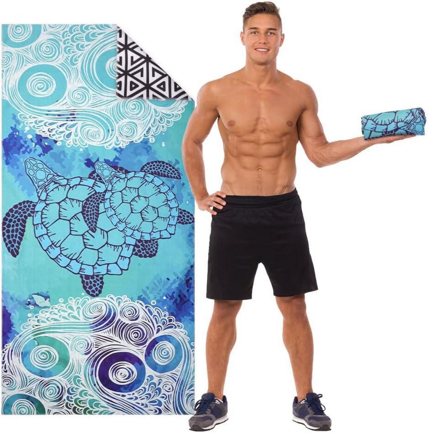 Strandtuch Mikrofaser Schnell Trocknende Badetuch 160x80cm