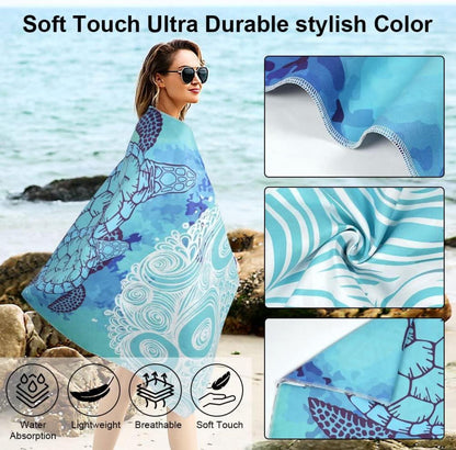 Strandtuch Mikrofaser Schnell Trocknende Badetuch 160x80cm