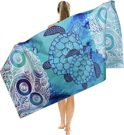 Mikrofaser Strandtuch 160x80cm Schnell Trocknend Beach Towel